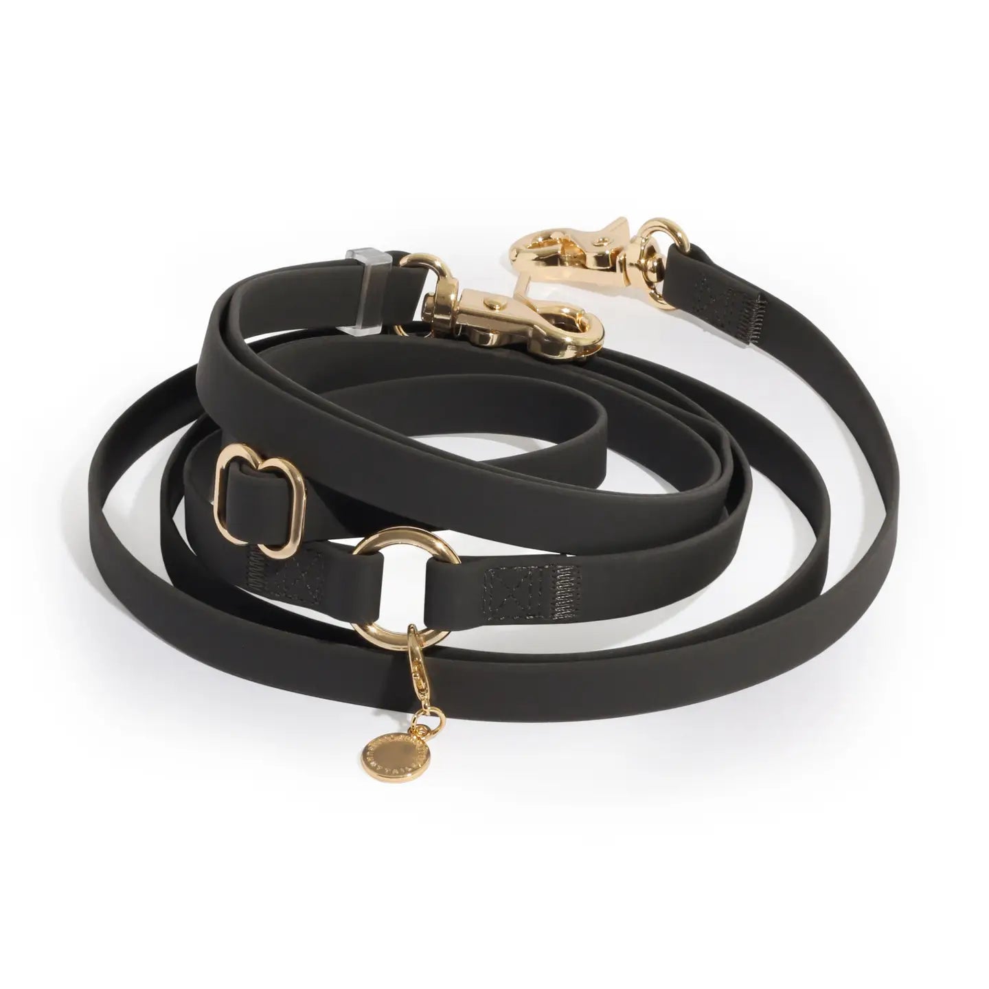 Guinzaglio per Cani Convertibile 4 in 1 – Nero